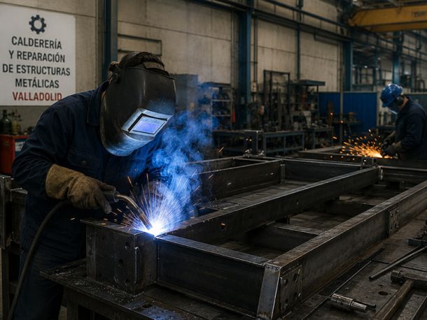Calderería y reparación de estructuras metálicas