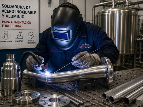 Soldadura de acero inoxidable y aluminio para alimentación e industria