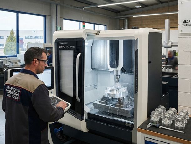 Mecanizado de prototipos y series cortas para industria
