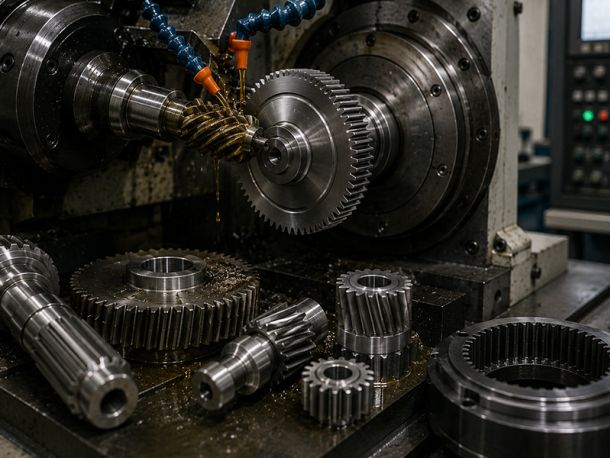 Tallado de engranajes y piezas dentadas: aplicaciones industriales